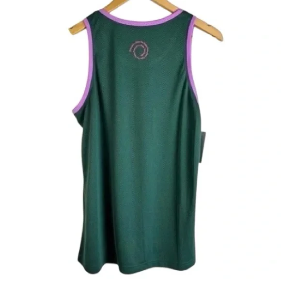 NWT OUTDOOR VOICERS Green and Purple Women's Tank Top - Picture 2 of 4